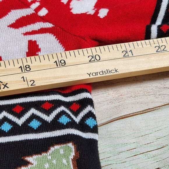 World Of Warcraft Ugly Christmas Sweater Murloc Medium Cotton Sweater - Picture 7 of 8